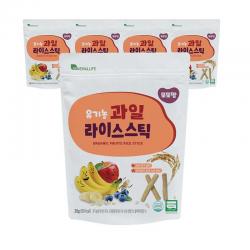 또또맘 유기농 과일 라이스스틱 20g, 과일, 1세트