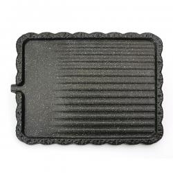 덕흥 주물 고기구이 사각 불판 7mm 대 450 X 302 X 45 Mm 1개