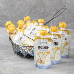 상하목장 마이리틀 유기농 짜먹는 요거트 사과바나나, 85g, 12개