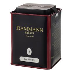 다만프레르 자흐뎅 블루 차 틴케이스, 100g, 1개