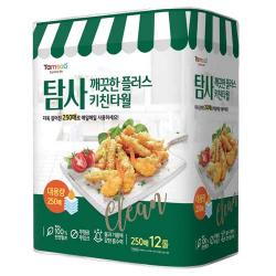 탐사 깨끗한 플러스 키친타월 250매 12롤