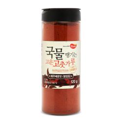 햇님마을 국물땡기는 국산 고운 고춧가루 매우매운맛, 120g, 1개