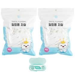 로얄클라쓰 교정 일회용 치간 치실 1010p + 케이스 1개 1000개