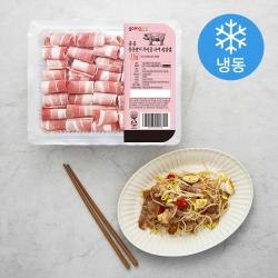 곰곰 돌돌말이 무연골 대패 삼겹살 냉동 1kg 1개