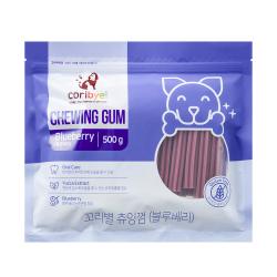 쿠팡 브랜드 - 꼬리별 강아지 츄잉껌 500g, 블루베리맛, 1개