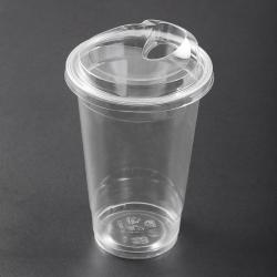 탐사 투명 PET 아이스컵 + 스트로우프리 뚜껑, 470ml, 1개, 100개