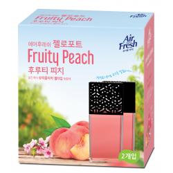 에어후레쉬 젤로포트 방향제 후루티 피치 120g 2개 과일향