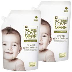 네이쳐러브메레 오리지널 유아 섬유유연제 허브가든향 리필 2개 1300ml