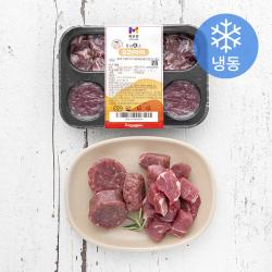 참연담소 우리아이 냉동 다짐육 이유식용 + 큐브등심 (냉동), 240g, 1개