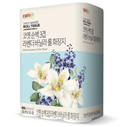코멧 순백 3겹 라벤더 바닐라 롤화장지 30m 30롤 1개