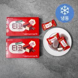 롯데제과 티코 밀크초코 아이스크림 15개입 냉동 510ml 2개
