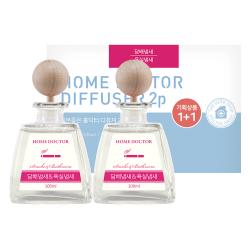 기분좋은 홈닥터 디퓨저 100ml 1 + 1 1개 담배냄새 앤 욕실냄새 피치유칼립투스 