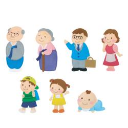 청양토이 펠트 찍찍이 교육자료 7종 세트 가족