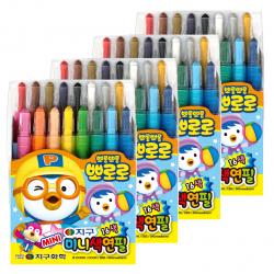 지구화학 뽀로로 미니 색연필 4개 16색