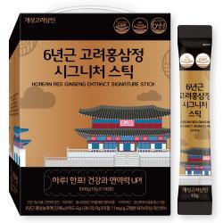 개성고려삼인 6년근 고려홍삼정 시그니처 스틱 100p 1000g 1개
