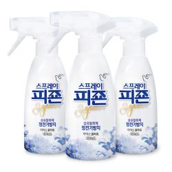 피죤 스프레이 시그니처 섬유탈취제 아이스 플라워향 본품 3개 490ml