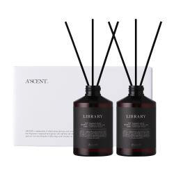 에이센트 네이처 실속형 디퓨저 200ml 2p + 섬유스틱 10p, 라이브러리
