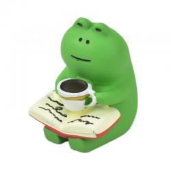 커피 마시는 개구리 피규어, 단일색상