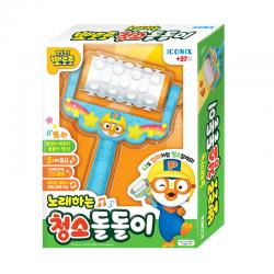 뽀롱뽀롱뽀로로 아동용 노래하는 청소 돌돌이 혼합색상
