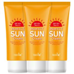 터치미 퍼펙트 선크림 SPF50+ PA+++, 60ml, 3개