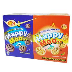 해피무 초콜릿맛 비스킷 30p + 버터향 비스킷 30p 대용량 1개