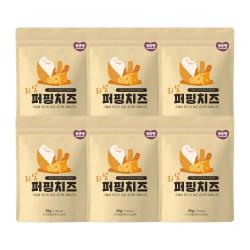 또또맘 유아용 리얼 퍼핑 치즈 스낵 25g, 치즈, 6개