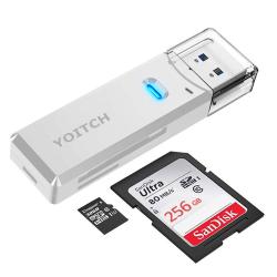요이치 Usb 3.0 Sd 메모리카드 2in1 리더기 화이트 Yg Cr300