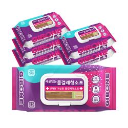 기본에 물걸레 청소포 특대형 캡형 25p 6개