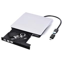 림스테일 Usb 3.0 Cd / Dvd Rw 멀티 외장형 Odd + C타입 젠더 세트 Lm 19 Wh 