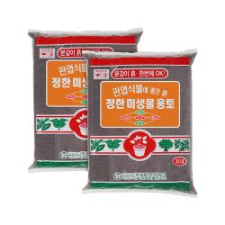 화분월드 정한 미생물 용토 10l 2개
