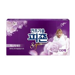 피죤 건조기용 시트 섬유유연제 미스틱레인 1개 130매