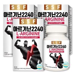 순수식품 고함량 L-아르기닌 2240 1200mg 120정 3개입, 1200mg, 360정