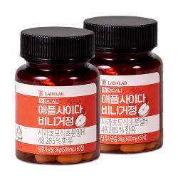 비디컬 사과 초모 식초 애플 사이다 비니거 캡슐 영양제 100% 국내산, 60정, 2개