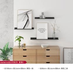 북유럽 벽 철공예 일자 플레이트 벽선반 심플 현대식, 세트D