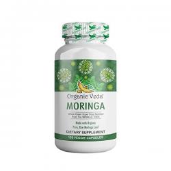 미국직배송 Organic Veda Moringa정 – 100% Pure Moringa Supplement Made from Raw Dried 모링가잎 leaf - Non-GMO W, 단일상품