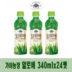 가야농장 알로에농장 340mlx24펫 알로에 주스 단일상품