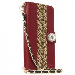 카드분실방지 현금카드수납 Leopard Edition DIA 손목체인스트랩 다이어리케이스 핸드폰케이스/아이폰13 프로맥스 케이스