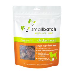 [공식] 스몰배치 강아지 동결건조간식 치킨 하트 3.5oz(99g)