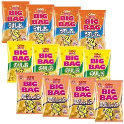 가루비 감자칩 BIGBAG 칸사이 이고 간장 165gx4 포 얇은 맛 170gx4 포 (풀/모범/직경)해초염 170gx4 포먹어 비교 세트, 본문참고