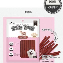 프리미엄 개고기간식 시바이누 반려동물져키 소고기, 1개