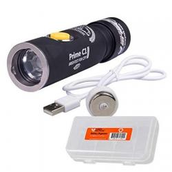 Armytek 국무 C1은 자기 USB 충전기와 충전식 배터리 플러스 루멘 전술 배터리 주최자와 1 050 루멘 충전식, One Size, One Color