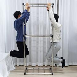 이브리영 국산 행거 스텐 철제 시스템 모듈 고정식 이동식 드레스룸 스탠드 옷걸이