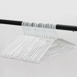 세탁소 옷걸이 16인치, 화이트, 1개