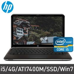 HP 파빌리온 DM4 코어i5 4G SSD ATI7400M Win7, 블랙, HP DM4 i5 4G SSD256G ATI WIn7