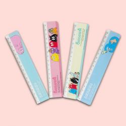 바바파파 16cm 자 (랜덤발송) / 문구용품 미니자 직자