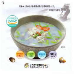 섬진강 자연재첩국 500g 5팩 국내산 자연산 해감 활재첩 강조개 알맹이 제첩살 제첩국 해장국 간편한 냉동, 5팩, 500g