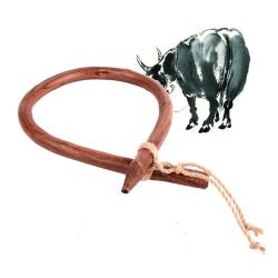 2UCyRatz 소코뚜레 이사 개업 성공기원 선물 소고삐 소 코뚜레 코걸이 소뚜레 붤림회 RUjkN+184 한국 전통 민속 소품 외국인 친구 집들이
