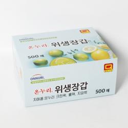 온누리 위생장갑 500매 /라텍스장갑 일회용장갑 라텍스위생장갑 니트릴장갑 고무장갑 비닐장갑 주거잡화, 999개