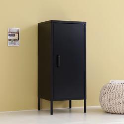 마켓비 모던세로중 1문 캐비넷 4251015, 블랙
