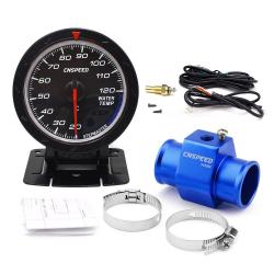 무료 배송 cnspeed 60mm 자동차 수온 게이지 20-120 섭씨 온도 조인트 파이프 센서 어댑터 1/8npt